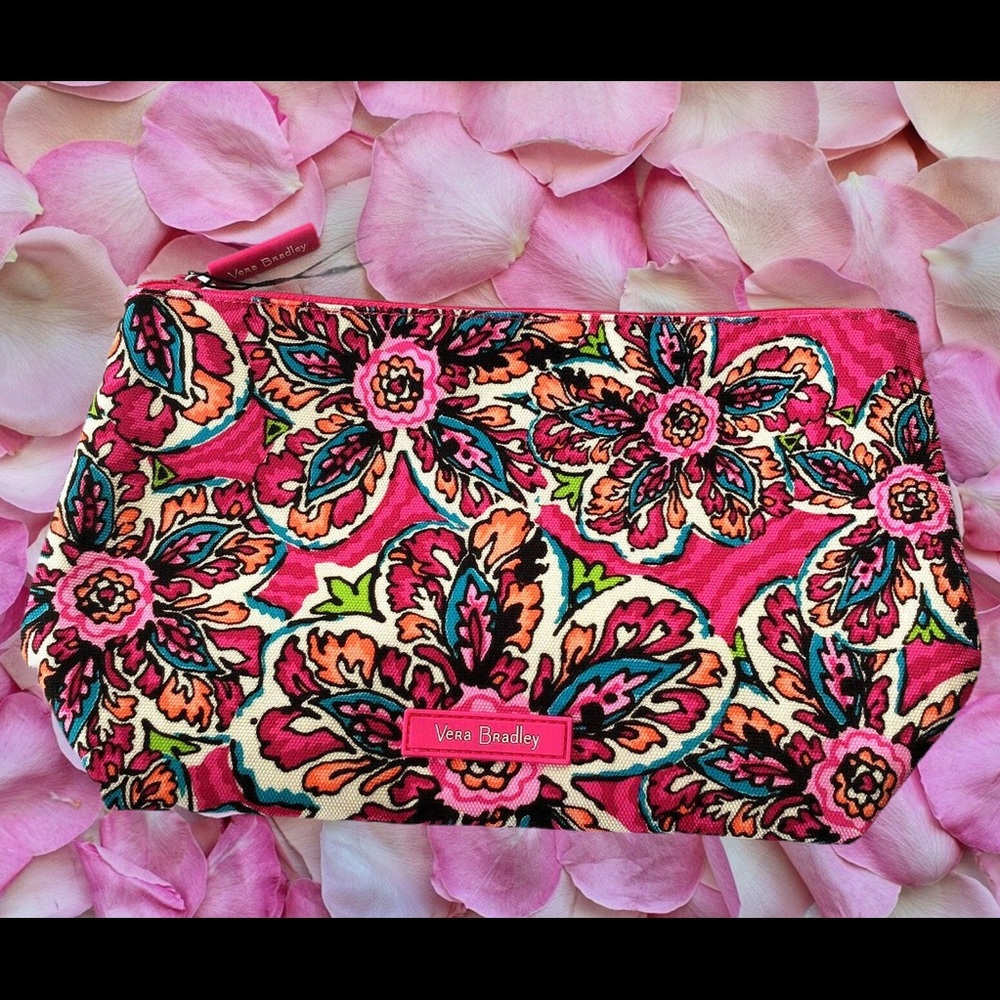 🆕 Vera Bradley Sunburst Floral Cosmetic Bag🆕